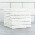 thumbnail image 4 of Mainstays Soft & Plush 6-Piece Washcloth Set, White, 4 of 5