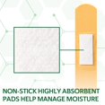 thumbnail image 4 of Bandages Curad, de plástico transparente, impermeable, varios surtidos, 320 unidades, 4 of 6