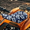 thumbnail image 3 of Uorisanigo ATV Seat Cover 4-Wheeler Seat Covers Non-Slip Blue Hibiscus Covers Protection for Polaris Sportsman 570 450 850, Polaris Scrambler 400 500 850 1000, Honda Rancher 420, 3 of 7