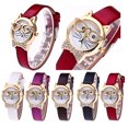 thumbnail image 3 of HEVIRGO Mignon Visage de Chat Cadran Rond Similicuir Femmes Analogique Montre-Bracelet à Quartz, 3 of 10