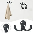thumbnail image 2 of Beauos Coat Hook Wall Mounted, Heavy Duty Rustic Robe Hat Towel Hanger for Entryway Bathroom, Vintage Hardware for Jackets Bags (1Pcs, Black2), 2 of 4