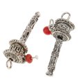 thumbnail image 4 of 10 Piezas Granos de Accesorios de Joyería Tibetano Sunnimix Colgante DIY, 4 of 7