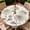 Bee Dandelion, variant on ARTSLION Round Outdoor Tablecloth For Up To 36in With Umbrella Hole & Zipper Waterproof Elastic Edge Fitted Table Cover Big Sunflower For Patio Picnic Party, Ocean Fish Pattern