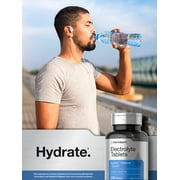 Electrolyte Tablets | 200 Count | Vegetarian Hydration Supplement for Men and Women | by Horbaach
