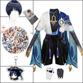 thumbnail image 3 of Juego de Cosplay de Wanderer Scaramouche, disfraz de Cosplay, sombrero de baladista, uniforme Kunikuzushi, ropa de fiesta de carnaval de Halloween, Anime, 3 of 5