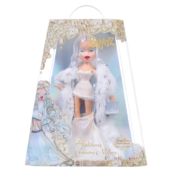 Muñeca Coleccionable Bratz 2025 Holidayz Frosty Nightz Cloe con Moda y Accesorios Premium