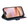 thumbnail image 4 of Allytechgroup Flip Cover Case for iPhone 16, RFID Blocking PU Leather TPU Inner Folio Stand Hand Wrist Cards Holder Wallet Case for Apple iPhone 16, Blue, 4 of 8