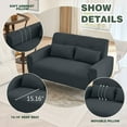 thumbnail image 3 of Soscana Living Room Furniture Set, Sectional Sofa Couch with Storage Ottoman and Loveseat,L-shaped 3 Seater Sofa with Side Pockets, for Living Room Apartment Office Studio, 3 of 7