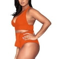 thumbnail image 5 of Women's Solid Swimsuit Swimsuits Two Piece Plus Size Bathing Suits for Teens, 5 of 7