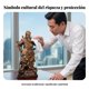 thumbnail image 5 of Abbraccia Estatua Buda Guan Yu, Figura Dios de la Riqueza, Escultura de Resina Pintada a Mano para Hogar, Oficina, Altar, 5 of 6
