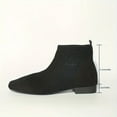 thumbnail image 5 of Mostsola Knitted Ankle Boots fo Women Low Heel Pointed Toe Sock Booties Casual Chelsea Boots, 5 of 7