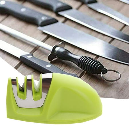 

Shpwfbe Kitchen Gadgets Kitchen Accessories Knife Sharpener Non Slip Professional Kitchen Chef 3 Slot Design