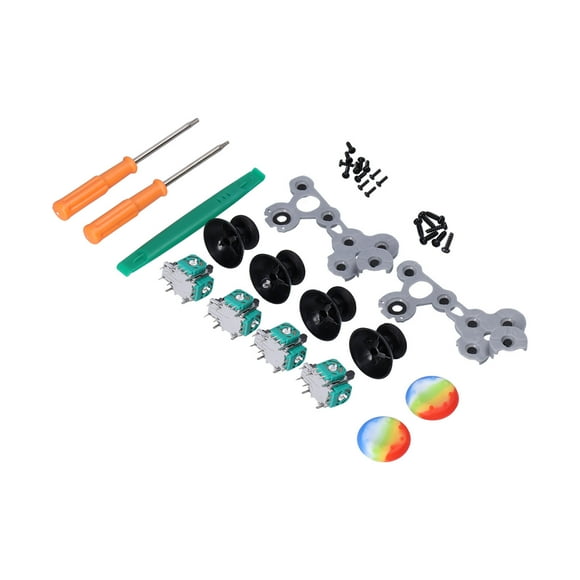 Joystick Thumb Sticks Repair Kitfor Xbox One,QM21070941 Joystick Replacement Kit Controller Replacement Parts Thumb Sticks Replacement Parts Kit State-of-the-Art Design