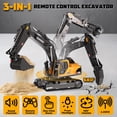 thumbnail image 2 of Excavadora RC GraceDuck, juguete 3 en 1 con control remoto para niños mayores de 3 años, 2 of 8