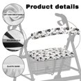 thumbnail image 5 of HELLHERO Dachshund Piano Seat Back Covers Rollator Walker Seat Back Cover Stretchable Material for Seniors Easy to Clean Machine Washable, 5 of 7