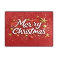 thumbnail image 2 of Non-Slip Area Rug 80x58in Indoor Washable Floor Mats Carpet Printed for Living Room, Bedroom, Home Decor Calligraphy Of Merry Christmas, 2 of 7