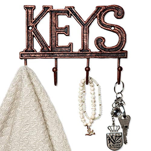 Key Holder Keys Wall Mounted Key Hook Rustic Western Cast Iron
