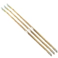 thumbnail image 2 of BambooMN 12.5 Feet 3 Piece Natural Bamboo Vintage Cane Fishing Pole with Bobber, Hook, Line and Sinker, 3 Sets, 2 of 3