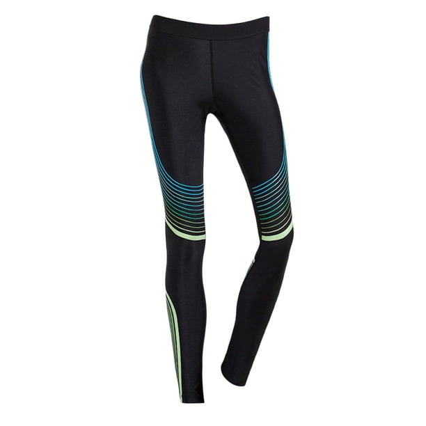 Mallas de compresión para mujer, leggings y pantalones de yoga en verde L