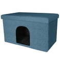 thumbnail image 4 of FurHaven Pet Products Large Pet House Ottoman for Dogs & Cats - Ocean Blue, 4 of 10