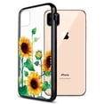 thumbnail image 6 of FINCIBO Slim TPU Bumper + Clear Hard Back Cover for Apple iPhone 11 Pro 5.8" 2019, Sunflowers Flowers, 6 of 7