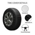 thumbnail image 4 of Kdxio Forest Wild Mushroom for Tire Cover Wheel Protectors Tyre Covers Weatherproof Wheel Covers Universal Fit for Trailer Rv SUV Truck Camper Travel Trailers 14 inch, 4 of 8