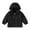 Black, variant on Utlike Fall Boys Windbreaker Jacket Lightweight Hooded Zipper Coat Outdoor Casual Solid Color Jacket With Pocket Versatile Coat For Boys Flexible Fit Size 2 Years-3 Years