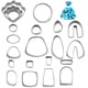 thumbnail image 1 of Newway 21 Pieces/set Diy Clay Earring Earring Mold Handmade Earrings, 1 of 5