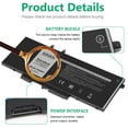 thumbnail image 4 of Batería de repuesto para portátil Futurebatt 3HWPP para Dell Latitude 5401 5410 5411 5501 5510 5511 Precision 3541 3551 inspiron 7706 2 en 1 inspiron 17 7500/7506 2 en 1, 4 of 8