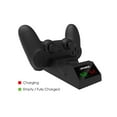 thumbnail image 3 of Station de Recharge pour Manettes PS4 - Chargeur Double Station pour Manettes Sans Fil PS4/PS4 Slim/PS4 Pro / Comprend Adaptateur d'Alimentation CA, Indicateurs de Charge à DEL, Protection contre les Surcharges et Base Antidérapante, 3 of 4