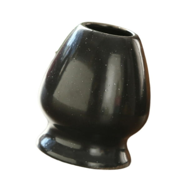 Soporte Chasen hecho de, accesorio para té verde, soporte tradicional para batidor, hecho a mano Negro