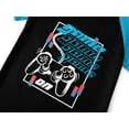 thumbnail image 3 of Beezizac Big Boys Pajamas Black & Blue Gamer 2-Piece Short Sleeve & Pants PJ Set Soft Kid Sleepwear Size 10, 3 of 7