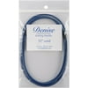 Denise Interchangeable Knit and Crochet Long Cord, 52-Inch, Blue