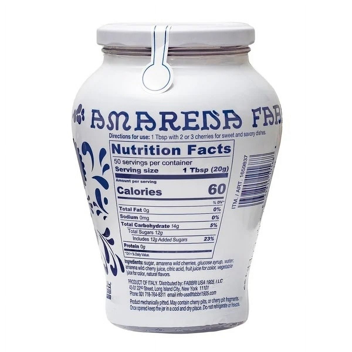 Fabbri Pitted Amarena Wild Cherries in Syrup 35.2 Ounce