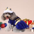 thumbnail image 4 of JANGSLNG Pet Winter Clothes Prince Knight Fire Suit Cosplay Costume Keep Warm Funny Coat Holiday Party Dress Up Small Dogs Christmas Halloween Costume Pet Supplies, 4 of 7
