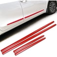 thumbnail image 1 of YSTIANN Protecteurs de Porte de Voiture Lot de 4 - Bandes de Prévention des Dents Rouges, Kit de Garniture de Moulage Automobile Universel pour Protection contre les Rayures et les Dents WJ85-4772, 1 of 6