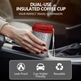 thumbnail image 6 of Leopard Print 18oz Double Drinking Coffee Mug – Vacuum Insulated Stainless Steel Travel Cup with Leakproof Lid, 316 Steel Thermos Tumbler for Hot & Cold Beverages, 6 of 6