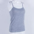 thumbnail image 3 of ZOELNIC Women's Sleeveless Adjustable Built In Bra Padded Bra Tank Tops Camisole, 3 of 6