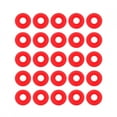 thumbnail image 3 of Hilitand Swing Flip Top Bottle Gasket,25Pcs Red Silicone Grolsch Gaskets for Swing Flip Top Bottle Home Brew Beer Bottle Seals,Silicone Grolsch Gasket, 3 of 7