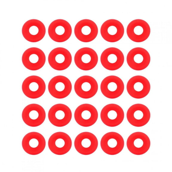 DOACT Swing Flip Top Bottle Gasket, 25Pcs Red Silicone Grolsch Gaskets for Swing Flip Top Bottle Home Brew Beer Bottle Seals, Grolsch Gasket