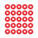 thumbnail image 1 of Sellos de silicona, 25 piezas de silicona roja Grolsch Junta Grolsch de silicona Sellos para botellas de cerveza Diseño a prueba de futuro, 1 of 8