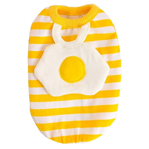 OUNONA Para Perro Pet Clothes Amarillo Con Exquisito Para Uso Duradero