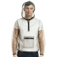 thumbnail image 6 of Anself Outdoor Ultralight Mesh Hooded Bug Jacket See-Through Protective Mesh, Sizes L/XL/XXL, 6 of 7