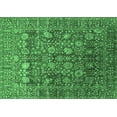 thumbnail image 1 of Ahgly Company Indoor Rectangle Oriental Emerald Green Industrial Area Rugs, 2' x 3', 1 of 4