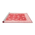 thumbnail image 2 of Ahgly Company Machine Washable Indoor Rectangle Abstract Red Modern Area Rugs, 4' x 6', 2 of 4