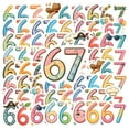 thumbnail image 3 of 35pcs Colorful Numbers Stickers DIY Numbers Animal Stickers for Laptops Suitcase Phone, 3 of 9