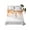 Burnt Orange, variant on Twin Flat Sheet 66"x96", Teal Blue Eucalyptus Leaves Soft Lightweight Bedding Flat Sheets Only, Spring Floral Summer Botanical Brushed Microfiber Top Bed Sheet, Breathable StainResistant Bedsheets