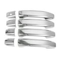 thumbnail image 1 of Cubierta de manija de puerta exterior trim frontal izquierda, frontal derecha, trasera izquierda, trasera derecha para Chevy Silverado 1500 2020-2022 ABS 1 juego, 1 of 7