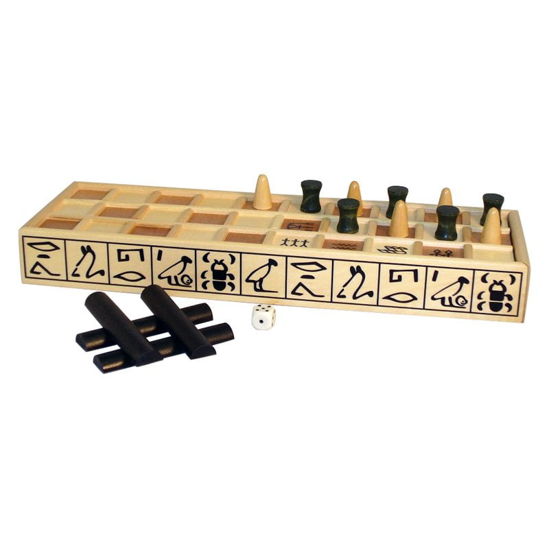 Senet Wooden Board Game  Walmart.com