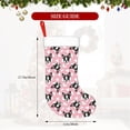 thumbnail image 4 of Yiaed French Bulldog Print Christmas Stockings, Christmas Stockings Hanging Ornaments, Christmas Stockings for Family Christmas Holiday Decorations, 4 of 7